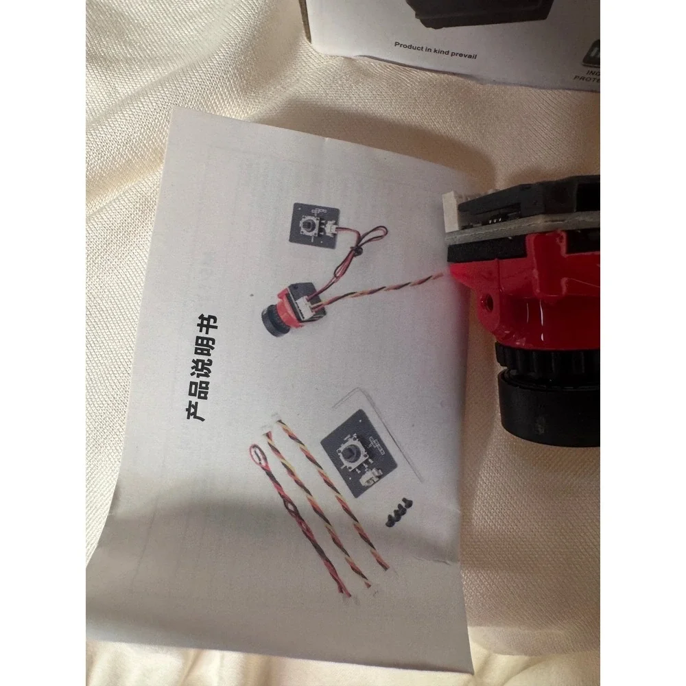 Mini Digital Video Camera RC3384A IP66 Day Night CCTV FPV Red 2.1mm Lens Kit